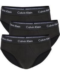 Calvin Klein - Cavin Kein Underwear Cotton Tretch 3-pack Hip Brief Back - Lyst
