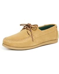 VINNY'S - Boatman Suede Boat Shoes - Lyst