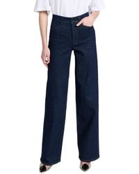 PAIGE - Sasha With Jolene Pockets And Back Notch Jeans - Lyst