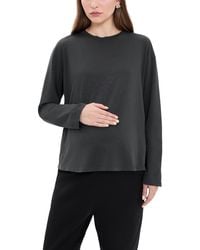 HATCH - The Washed Cotton Long Sleeve Maternity T-Shirt - Lyst
