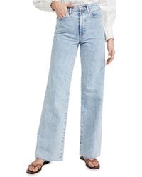 SLVRLAKE Denim - Grace High Rise Wide Leg Jeans - Lyst