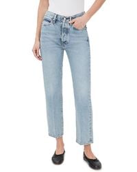 FRAME - The Vertical Crop Jeans - Lyst