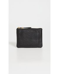 Madewell The Leather Pocket Pouch Wallet - Black