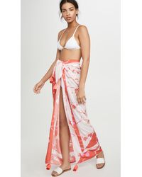 Maaji House Of Flowers Pareo Cover Up - Red
