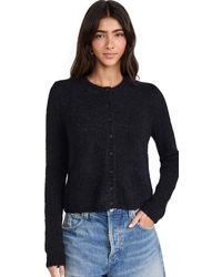 Reformation - Reforation Cara Crew Apaca Cardigan Back - Lyst