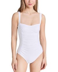 Karla Colletto - Basics Square Neck Underwire One Piece - Lyst