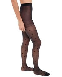 Stems - Sparkle Dot Sheer Tights - Lyst