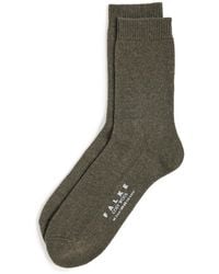 FALKE - Cozy Wool Socks Military - Lyst