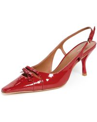 Reformation - Noreen Bow Slingback Heels - Lyst