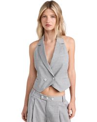 Marissa Webb - Aria Webb Ava Open Back Cropped Tuxedo Vet - Lyst