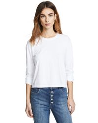 James Perse - Vintage Boxy Long Sleeve Tee - Lyst