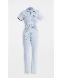 good american jean jumpsuit