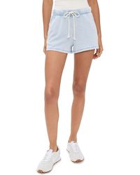 Z Supply - Hunter Knit Denim Shorts - Lyst