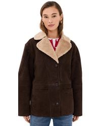 Reformation - Veda Luca Suede Jacket - Lyst
