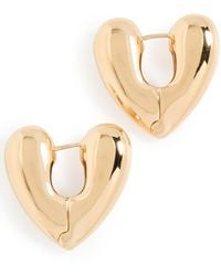 Annika Inez - Large Heart Hoops - Lyst
