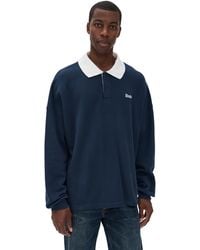 Rhude - Long Sleeve Pique Polo - Lyst