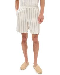 Vince - Mesa Stripe Beach Shorts 7.75 - Lyst
