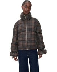 Moon River - Plaid Puffer Jacket - Lyst