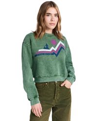 Sundry - Alpine Crop Sweatshirt - Lyst