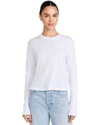 Citizens of Humanity - Sabine Cropped Long Sleeve Top - Lyst