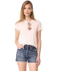 ATM - Slub Jersey Schoolboy Crew Tee - Lyst