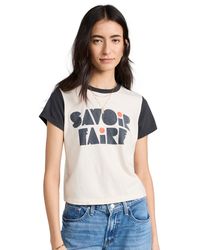 Mother - Other The Goodie Goodie Ringer Tee Aviore Faire - Lyst