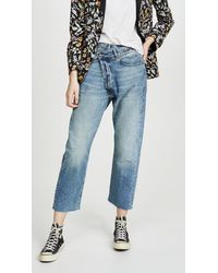 R13 Crossover Jeans - Blue