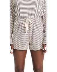 Z Supply - Z Suppy Downtime Stripe Shorts Natura - Lyst