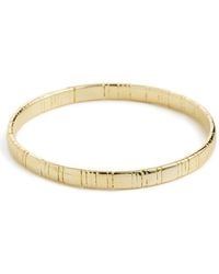Shashi - Striated Bangle Bracelet - Lyst