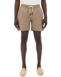 Oas - Taupe Linen Shorts 6.25 - Lyst