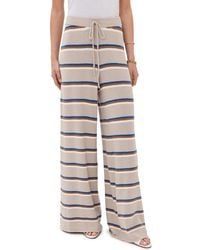 Le Bos - Striped Wide Leg Pants - Lyst