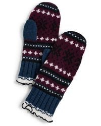 Sea - Linea Fair Isle Mittens - Lyst
