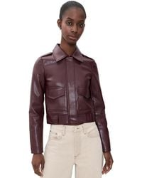 Pistola - Bex Shrunken Faux Leather Jacket - Lyst