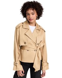 FAVORITE DAUGHTER - The Cropped Chares Trench Coat X - Lyst