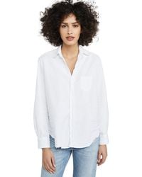Frank & Eileen - Eileen Tattered Denim Shirt - Lyst