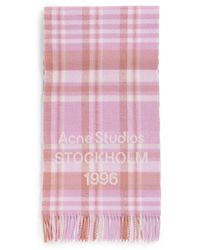 Acne Studios - Venus Check 1996 Rws Scarf - Lyst