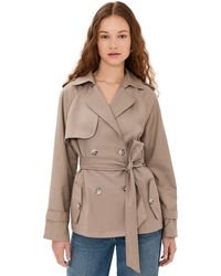 Lioness - Cropped Trencherous Coat - Lyst