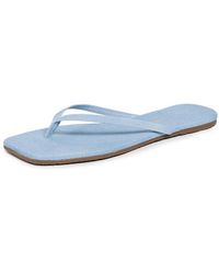 TKEES - Square Toe Lily Flip Flops - Lyst