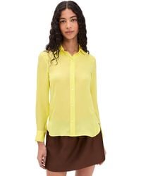 RENGGLI - Georgette Button Up - Lyst