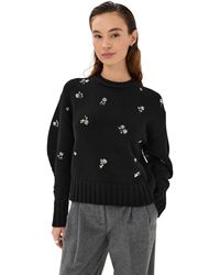 Jonathan Simkhai - Coraline Crew Neck Pullover - Lyst