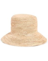 Hat Attack - Chic Crochet Straw Bucket Hat - Lyst