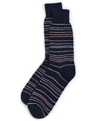 Paul Smith - Pinstripe Crew Socks - Lyst