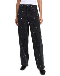 Sea - Bala Beaded Denim Jeans - Lyst