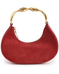Jonathan Simkhai - Nixi Suede Twist Handle Bag - Lyst