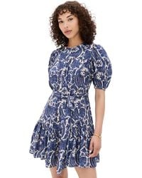 Ulla Johnson - Rosalie Short Sleeve Mini Dress - Lyst