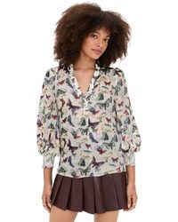 Alice + Olivia - Sheila Blouse - Lyst
