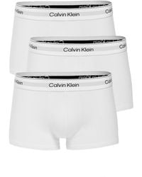Calvin Klein - Icon Cotton Stretch 3-Pk Low Rise Trunks - Lyst