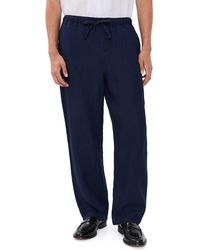 FRAME - Drawstring Linen Pants - Lyst