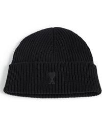 Ami Paris - Felted Beanie - Lyst