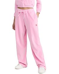 Alexander Wang - Aexander Wang Articuated Pu On Track Pant With Appe Ogo Wahed Candy Pink - Lyst